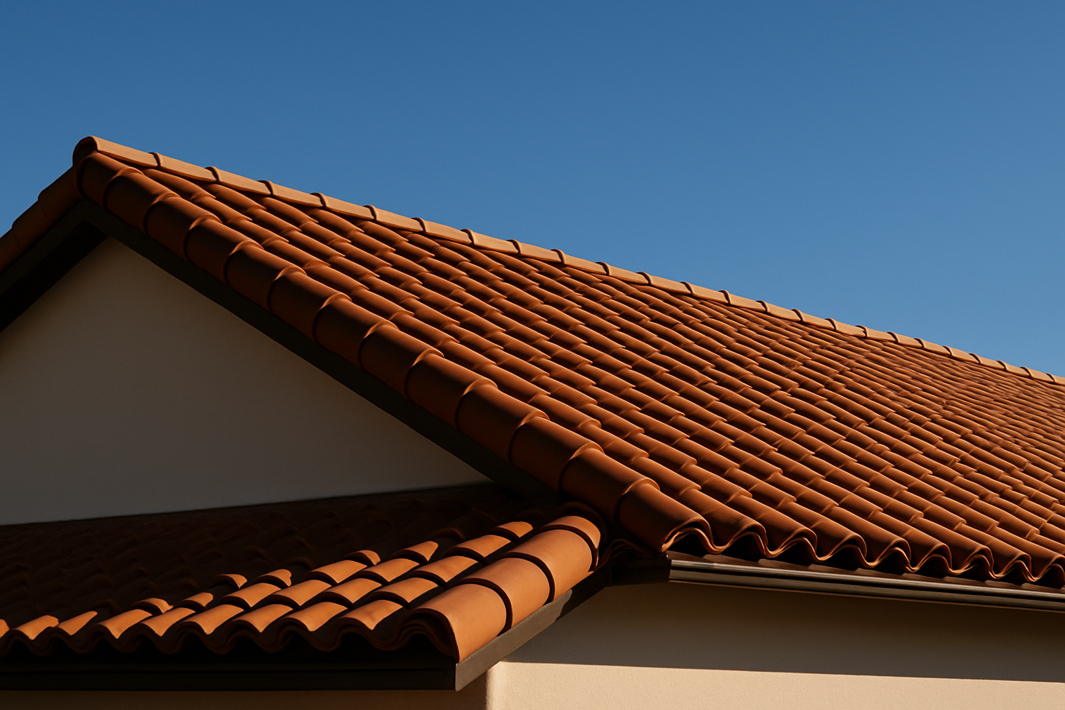 Southern California clay tile roof